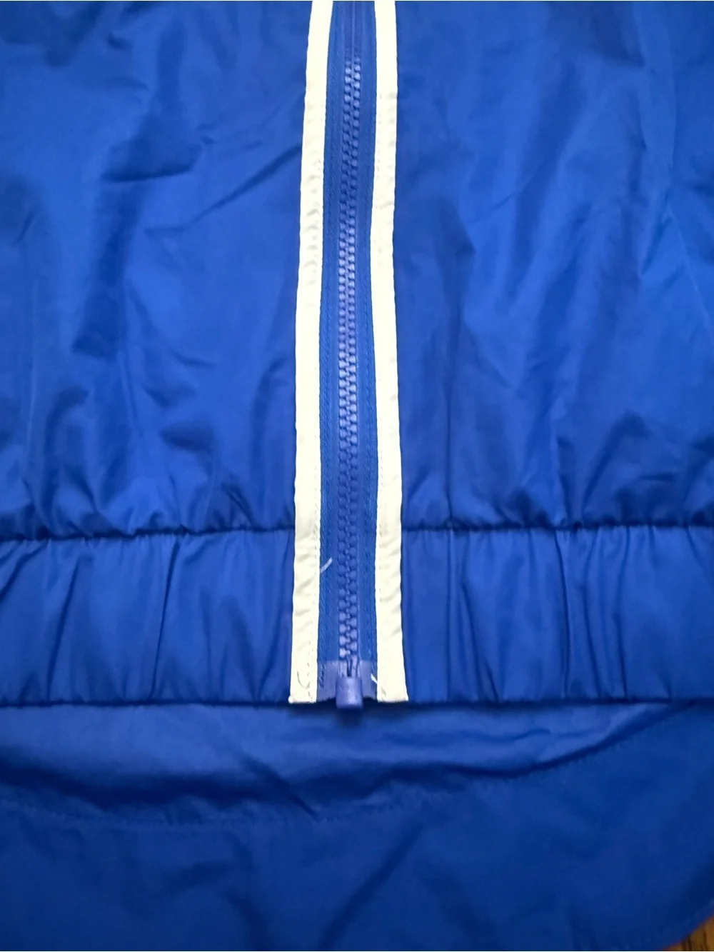 Nike Light Blue Hooded Windbreaker with White Logo